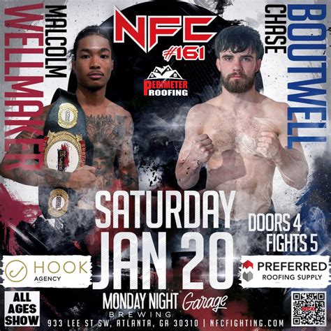 nfc 161 fight card|National Fighting Championship .